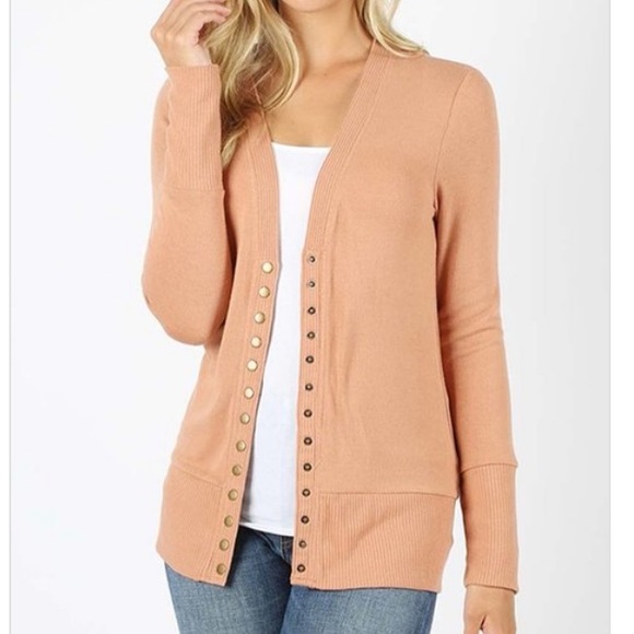 Lauren snap front cardigan - Picture 2 of 3